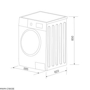 mwm c1903e - Máy giặt Malloca MWM-C1903E