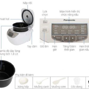 noi com dien panasonic sr cx188sra 18l 1609232057 5 - Nồi cơm điện Panasonic SR-CX188SRA (1.8L)