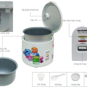 noi com dien sharp ks 18tjv 1613308475 2 - Nồi cơm điện Sharp KS-18TJV