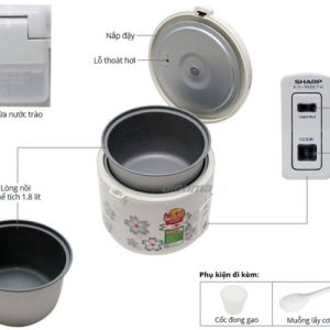 noi com dien sharp ks n182etv 1613308301 3 - Nồi cơm điện Sharp KS-N182ETV