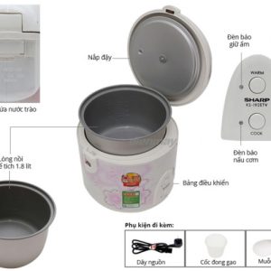 noi com dien sharp ks n192etv 1613308315 0 - Nồi cơm điện Sharp KS-N192ETV