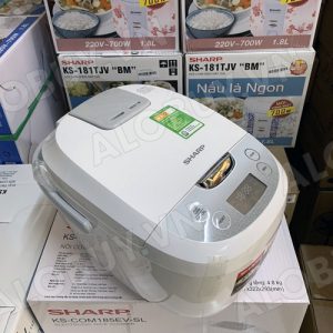 noi com dien tu sharp ks com185ev sl 1613308499 2 - Nồi cơm điện tử Sharp KS-COM185EV-SL