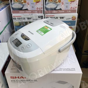 noi com dien tu sharp ks com185ev sl 1613308499 3 - Nồi cơm điện tử Sharp KS-COM185EV-SL
