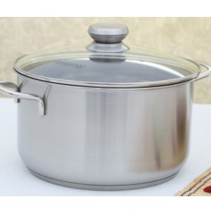 noi inox 3 day nap kinh 24cm fivestar n24 3dg 1575098150 1 - Nồi inox 3 đáy nắp kính 24cm Fivestar N24-3DG