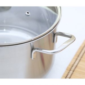 noi inox 3 day nap kinh 24cm fivestar n24 3dg 1575098150 2 - Nồi inox 3 đáy nắp kính 24cm Fivestar N24-3DG