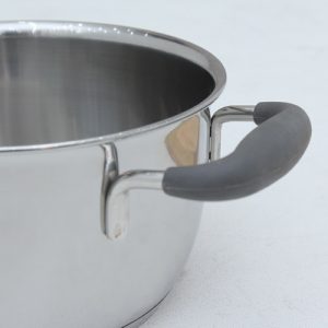 noi inox 3 day quai silicone 20cm fivestar n20 3dc 1575089483 5 - Nồi inox 3 đáy quai silicone 20cm Fivestar N20-3DC