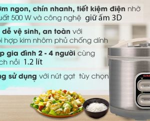 noi nau com nau chao gl 1712 1642135383 3 - Nồi nấu cơm nấu cháo GL-1712
