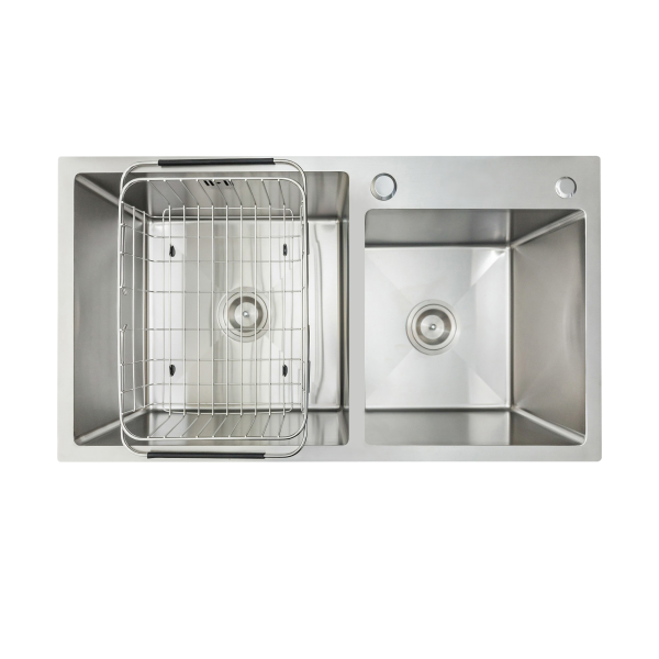 overmount kn8245do 2 - CHẬU RỬA CHÉN BÁT KONOX KN8245DOSiphon, giá úp bát inox overmount kn8245do 2 - CHẬU RỬA CHÉN BÁT KONOX KN8245DOSiphon, giá úp bát inox