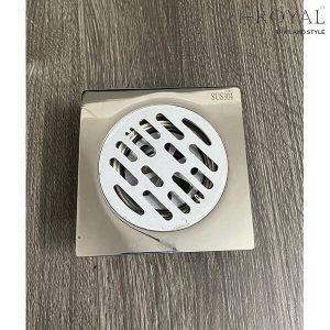 PHỄU THOÁT SÀN PHI 90 CHỐNG HÔI INOX 304 12*12