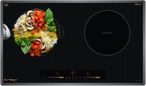 phoi canh bep tu eurosun eu t710pro gold 1 - Bếp từ Eurosun EU-T710Pro Gold