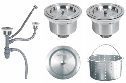 phu kien chau rua gorlde 2 ho 3 - Chậu rửa góc Gorlde GD-5408 phu kien chau rua gorlde 2 ho 3 - Chậu rửa góc Gorlde GD-5408