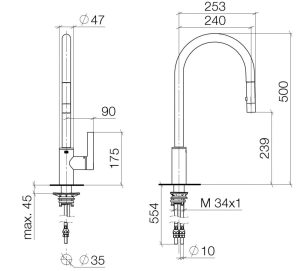 platinum camella drawing 1200x1082 2 1 1 - VÒI RỬA DUDOFF PLATIUM CAMELLA