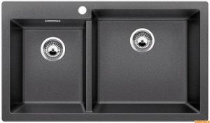 CHẬU RỬA BÁT BLANCO PLEON 9 ANTHRACITE