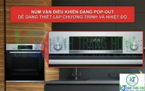 pop out bosch hba5570s0b - LÒ NƯỚNG ÂM TỦ BOSCH HBA5570S0B SERIE 6 71L AUTOPILOT 10