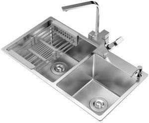rl 8245l 3 1 - Chậu rửa Roslerer RL01-8245 Lệch