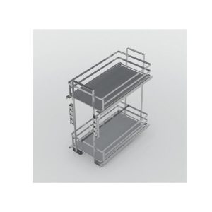 ro keo de chai lo omero 300 2 - Rổ kéo để chai lọ OMERO 300 Hafele 400mm 549.20.825