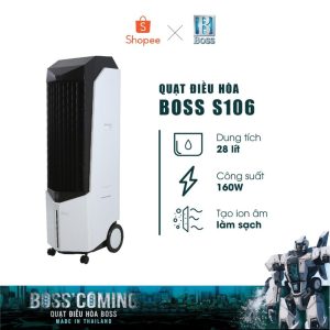 Quạt điều hòa Boss S106 - 28 lít - 160W