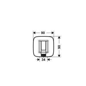 sen tam 10 2 - Phụ kiện cấp nước có giá đỡ sen tay Hansghore FixFit E Hafele 589.55.964