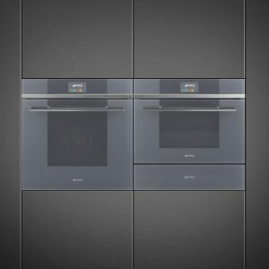 sf4104mcs 12 700x crop center - LÒ VI SÓNG KẾT HỢP NƯỚNG SMEG, THỦY PHÂN, NHỎ GỌN 45CM, LINEA, MẶT KÍNH BẠC SF4104MCS 536.64.612