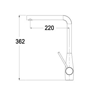 swan 515 1 2 - Vòi mạ Chrome 7 lớp DUDOFF SWAN 515