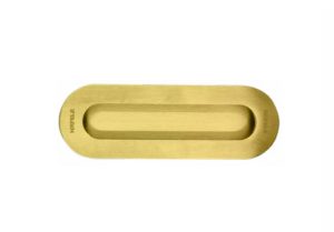 DIY Tay nắm âm 150x50mm – Màu đồng bóng PVD Hafele 489.72.143