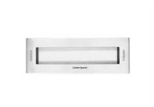 DIY Tay nắm âm 150x51mm – Màu Inox mờ Hafele 489.72.132