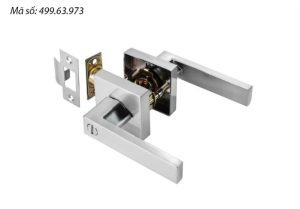 Bộ tay nắm cửa vệ sinh Hafele DIY 499.63.973