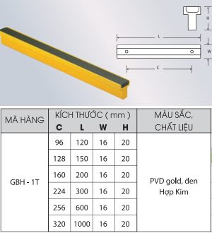 Tay nắm Grob GBH1T-224