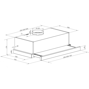 tc700 1500x1500 1 1 - Máy hút mùi âm tủ Maadela MH-70RS