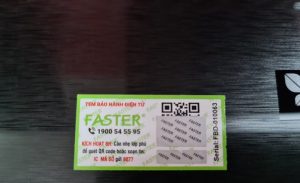 tem bao hanh dien tu bep tu faster fs 729i - Bếp từ Faster FS 729I