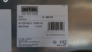 tem day16 - Bếp Từ Giovani G-490TS
