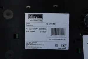 tem day9 - Bếp Từ Giovani G-270TC