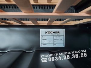 tem san xuat tu ruou kocher kweu 1156b - Tủ Rượu Kocher KWEU-1156B