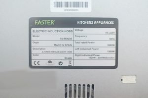 tem thong tin bep dien tu faster fs mix288 - Bếp điện từ Faster FS MIX288