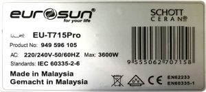 tem thong tin bep tu eurosun eu t715pro - BẾP TỪ EUROSUN EU-T715Pro TẶNG QUÀ KHUYẾN MÃI MỚI NHẤT 2022