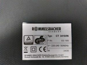 tem thong tin bep tu rommelsbacher ct3410 in - Bếp từ Rommelsbacher CT 3410/IN