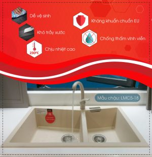 thong tin noi bat chau rua carysil lmc5 mau nera 2 - Chậu rửa Carysil LMC5 màu Snova