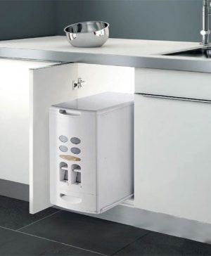 Thùng gạo âm tủ cánh mở Eurokit JB 21