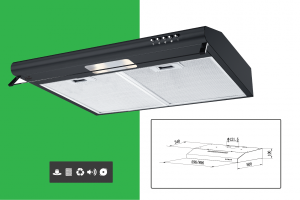 Máy hút khử âm tủ TOM 1301B