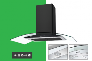 Máy hút khử mùi treo tường TOM 3159 B