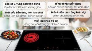 tong quan bep dien tu kocher ei 763s 2 - Bếp điện từ Kocher EI-763S