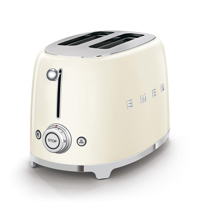 - MÁY NƯỚNG BÁNH MÌ SMEG 2 LÁT, THẬP NIÊN 50, MÀU KEM TSF01CREU 535.43.665 - MÁY NƯỚNG BÁNH MÌ SMEG 2 LÁT, THẬP NIÊN 50, MÀU KEM TSF01CREU 535.43.665