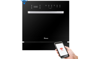 Texgio Dishwasher TGWF68GB - 8 Bộ Kết Nối Wifi, Sấy Khí Nóng