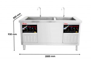 Máy Rửa Chén Bát Công Nghiệp UltraSonic Texgio Classic TGU-2000CD