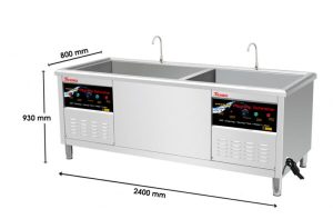 Máy Rửa Chén Bát Công Nghiệp UltraSonic Texgio Classic TGU-2400CD