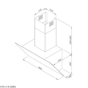 vita v 15 gres - Máy hút khói, khử mùi Malloca VITA V-15 GRES vita v 15 gres - Máy hút khói, khử mùi Malloca VITA V-15 GRES
