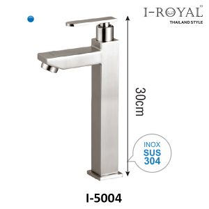 VÒI LAVABO LẠNH INOX 304 I-ROYAL I-5004