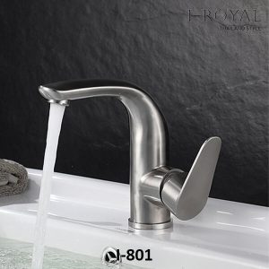 VÒI LAVABO NÓNG LẠNH INOX 304 I-ROYAL I-801