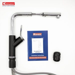 voi rua bat artan black kitchen faucet artan black 800x800 1 - VÒI RỬA BÁT KONOX RÚT DÂY ARTAN BLACK