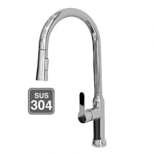 Vòi rửa bát inox 304 Eurogold EUF117BR